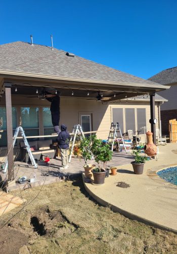 Property maintenance project by First Class Finishes in Central Texas