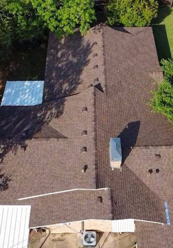 Commercial roofing project by First Class Finishes in Central Texas